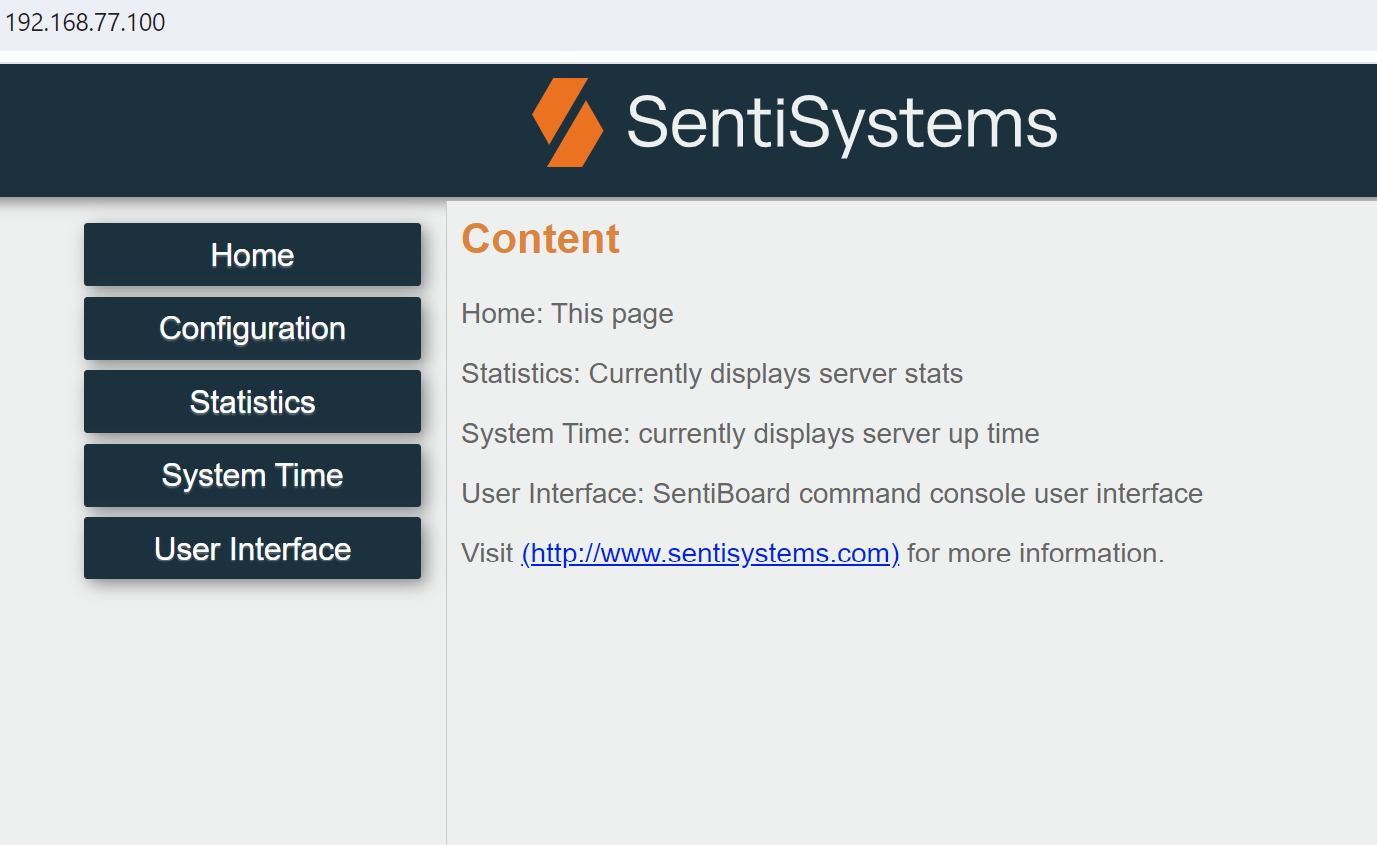 SentiBoard 2.0 Web Interface